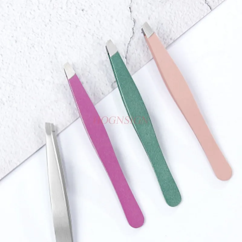 Eyebrow Tools eyebrow Clip Stainless Steel Plucking Forceps Eyelash Eye Flat Beauty Tool Sale | Красота и здоровье