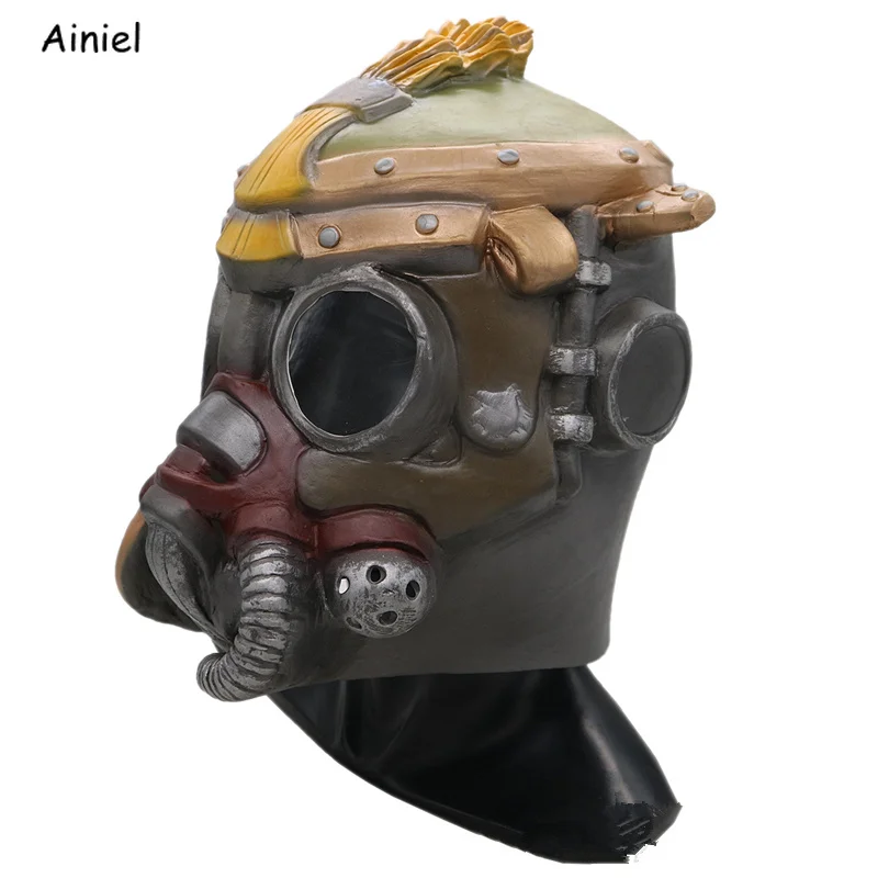 Популярная игра Apex Legends кровавая маска PathFinder Косплей Маска из латекса на все лицо