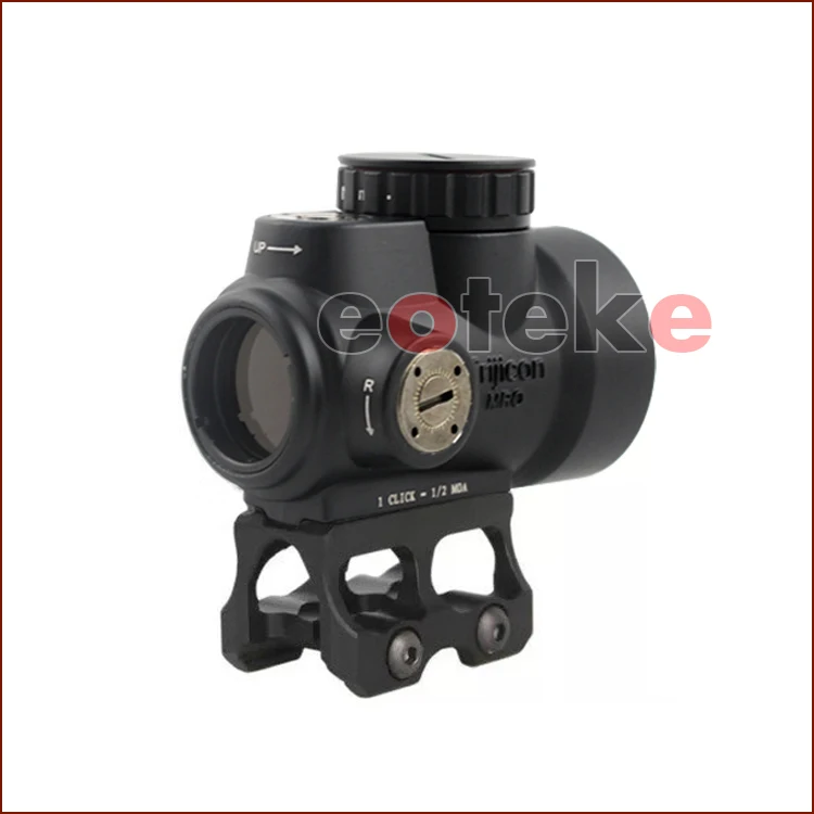 MRO NO.1 black Прицел охота XWXS Голографические Trijicon Стиль MRO Red Dot Сфера Зрение MOA Dot Airsoft Черный Низкой Горе ж/КТ Гора - Цвет: MRO NO.1 black
