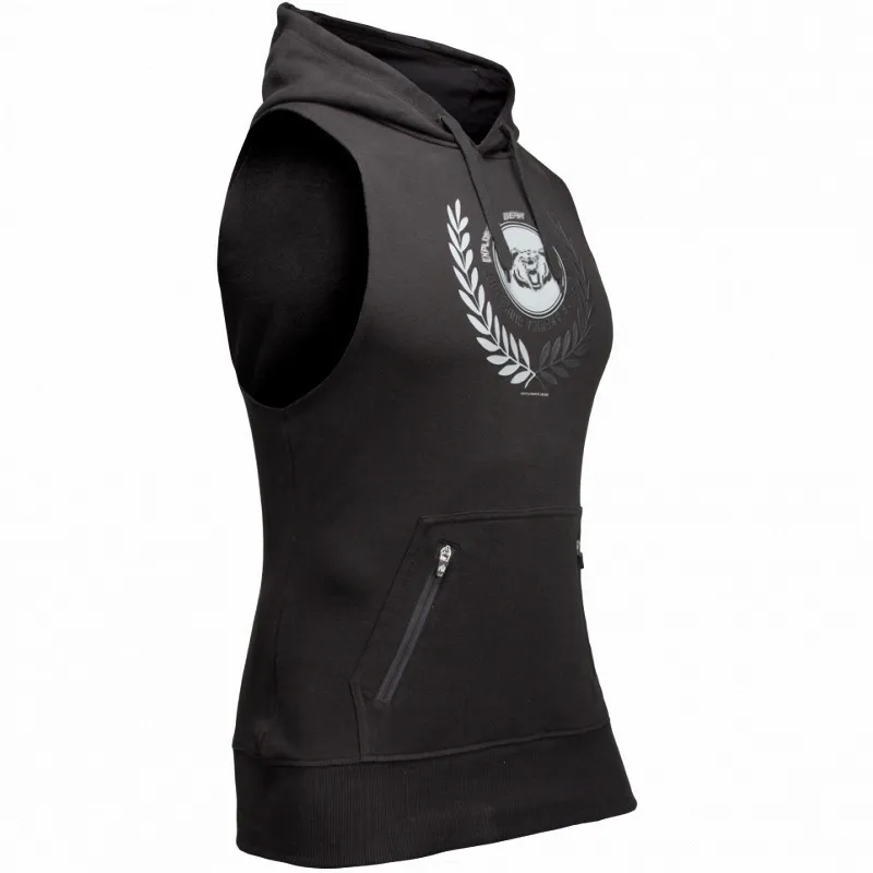 New Muscle Men Bodybuilding Hooded Tank Tops Man Gyms Fitness Workout Sleeveless Hoodie Sweatshirt Male Fashion Casual Clothes