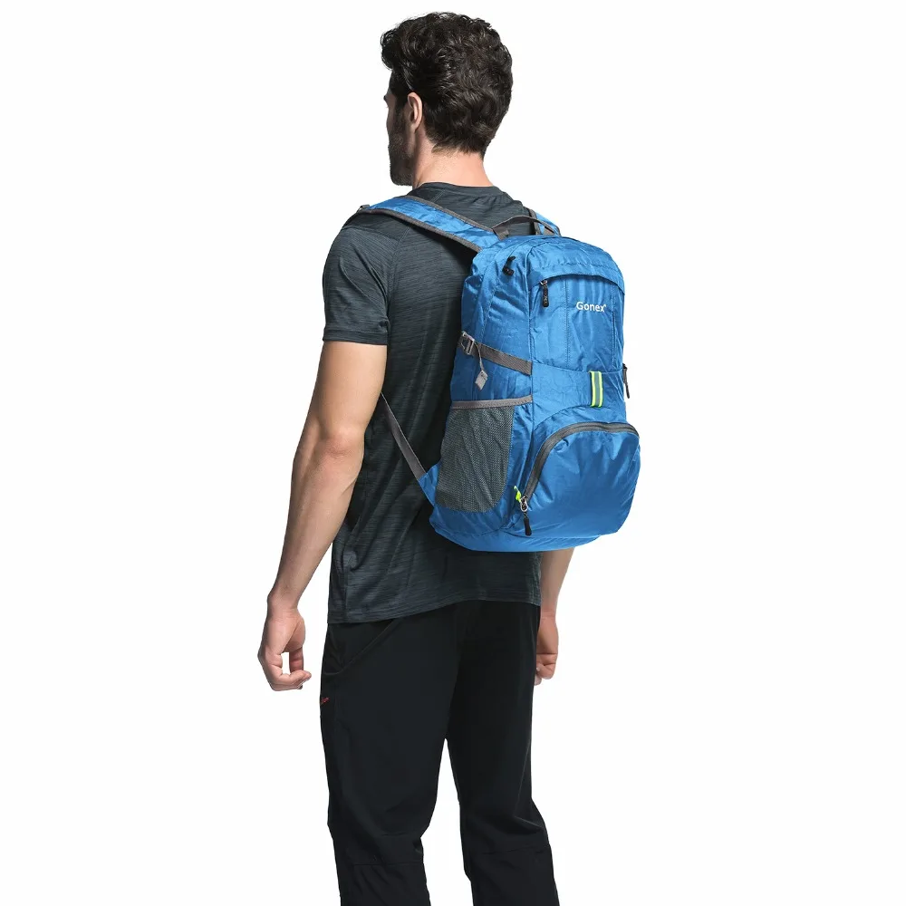 Gonex 35L легкий рюкзак, Складывающийся рюкзак, городская нейлоновая сумка для велоспорта, бега, кемпинга, тактического трекинга, подарок