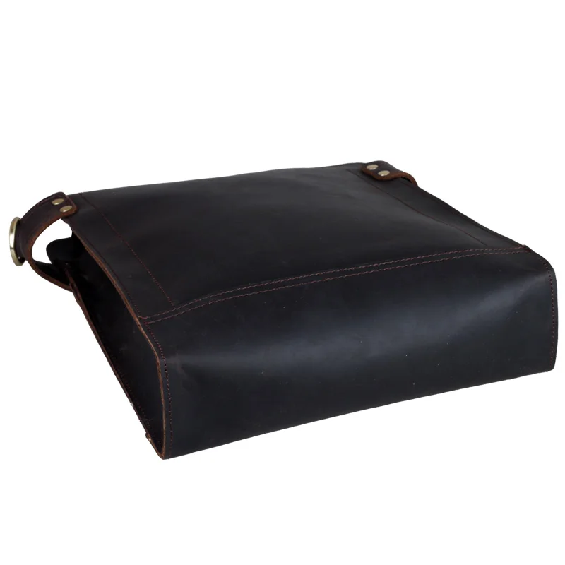 Модный мужской портфель TIDING из бычьей кожи сумка через плечо маленькая 1066 |