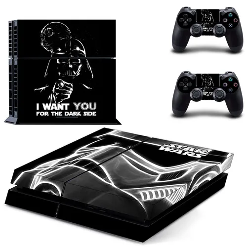 DPTM2176 Пленка Star Wars наклейка для PS4 виниловая наклейка, стикер для консоли sony Playstation 4 и 2 контроллера наклейка для PS4 наклейка - Цвет: DPTM2176
