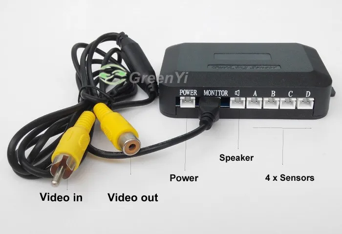 2.4 ГГц Беспроводной Автомобильный Видео Монитор Камеры Радар Помощи При