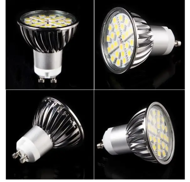 Лидер продаж светодиодная лампа 7 Вт GU10 SMD5050 Bombillas светодиодсветильник ПА