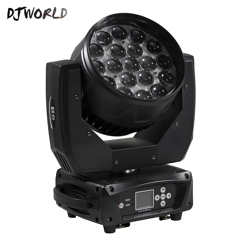 Светодиодный луч Wash 19x12 Вт профессиональное освещение с зумом RGBW Для DMX512