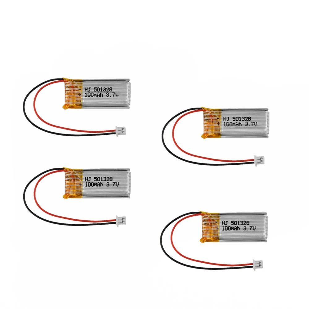 50 шт 3 7 V 100mAh RC Lipo батарея мини белая вилка для 1/28 автомобиль/RC вертолет/RC