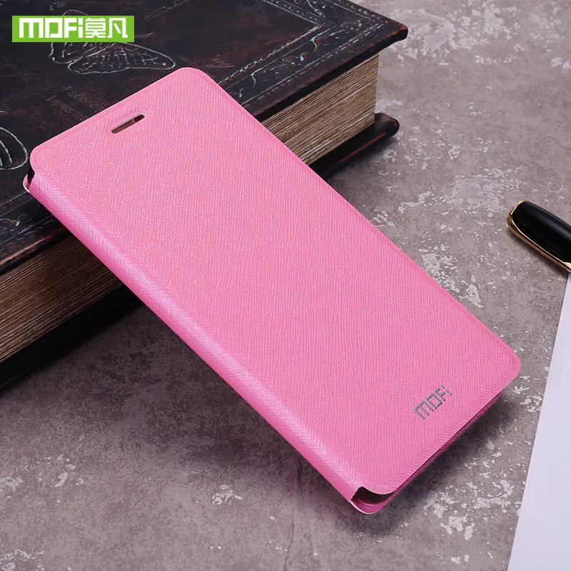 pink Для Meizu Pro 7 Plus CAS для Meizu Pro 7 силиконовый чехол Обложка люкс Флип кожаный MOFI для Meizu pro 7 Plus 360 Капа - Цвет: pink