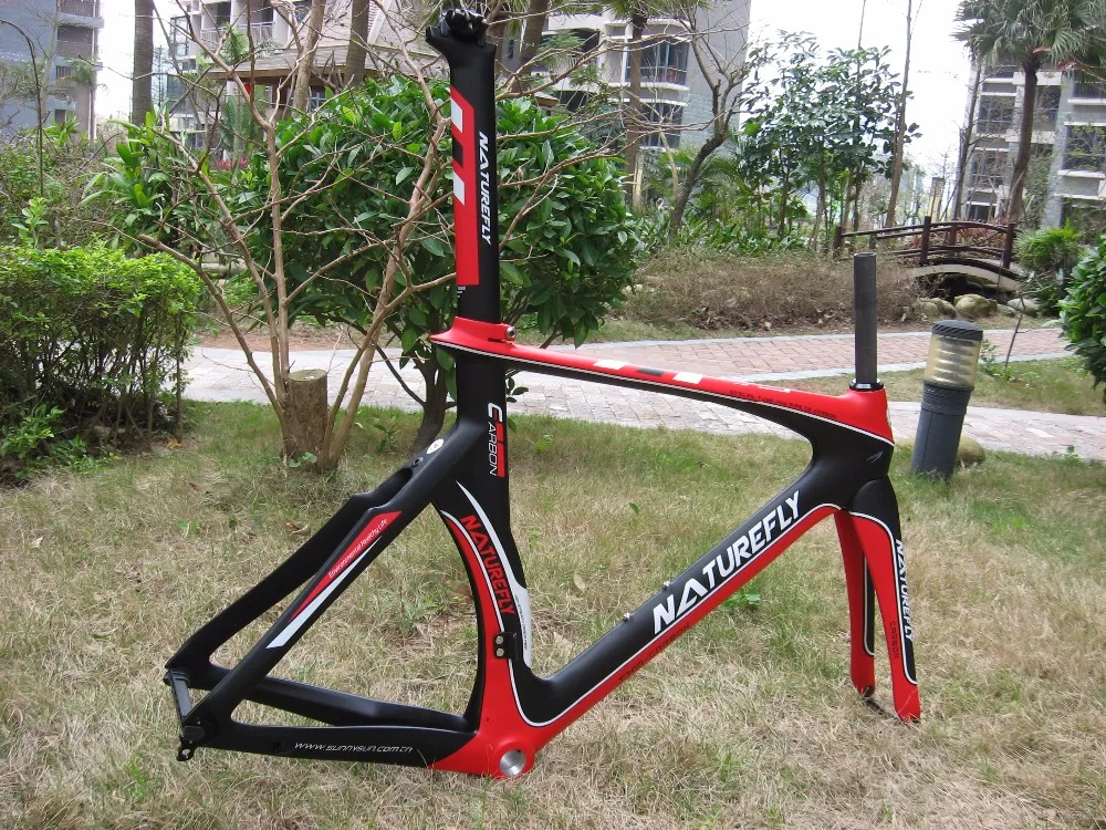 Бесплатная Доставка! 700c Aero углеродный Триатлон велосипедная рама карбоновая TT