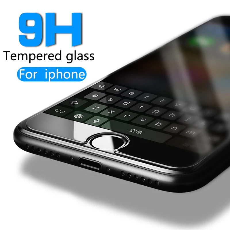 Закаленное стекло для iphone 7 plus Защитное экрана 4 5 6 6s se 8 x xr xs max|Защитные стёкла и