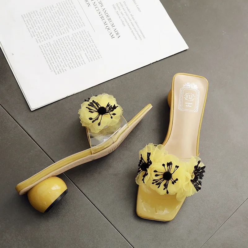 2018 новый стиль пикантные женские со стразами прозрачные туфли на высоком каблуке