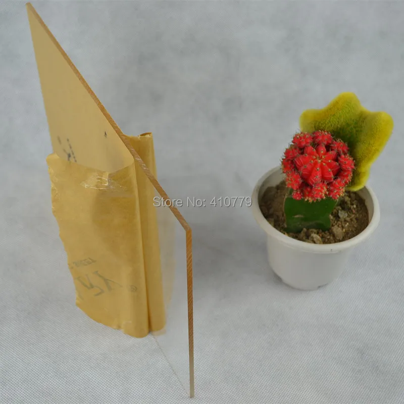 Custom Arbitrary Shape Plastic Acrylic Transparent Sheet Edge Polishing10x500x10mm Home Improvement Decor Can Cutting Any Size |