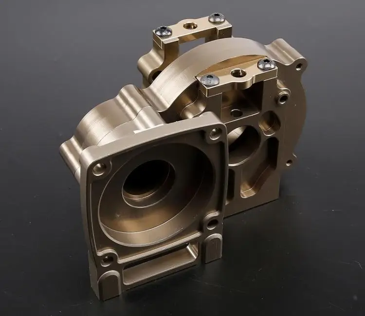 CNC сплав Центр diff коробка передач корпус дифференциала ДЛЯ 1/5 losi 5ive-T Rovan LT KM X2