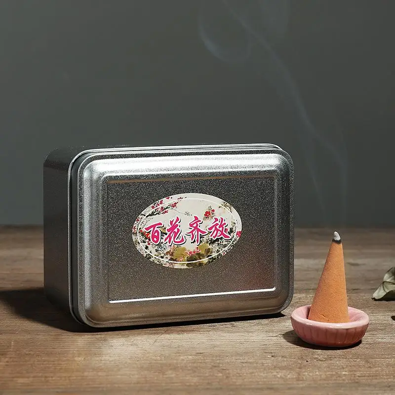 

50pcs/Box Tower Backflow Incense Cones wierook waterval Fragrant Aromatherapy Indian Cones lemon jasmine green tea cone incense