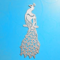 yinise peacock metal cutting dies for scrapbooking stencils diy photo album cards decoration embossing folder die cuts template