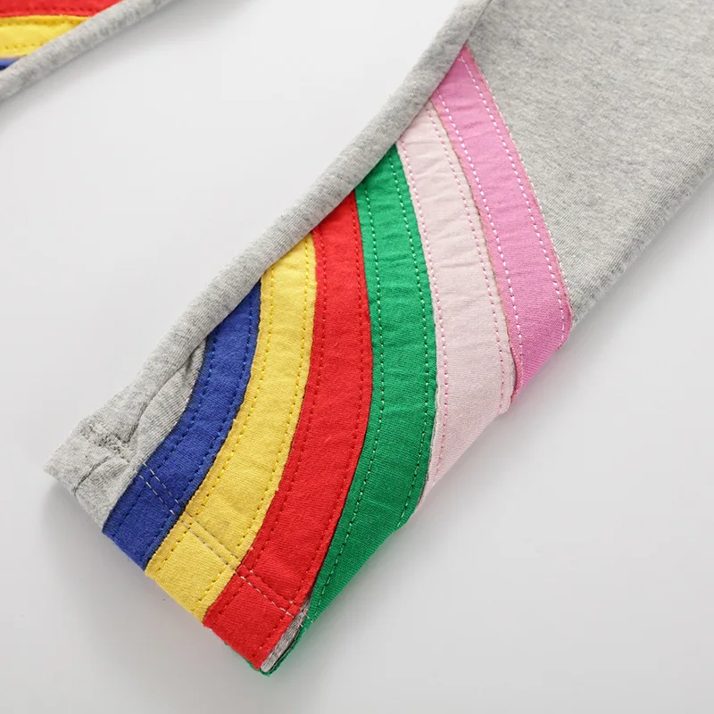 SAILEROAD Rainbow Pattern Детские леггинсы Хлопок Baby Girl брюки для детской одежды 7 лет
