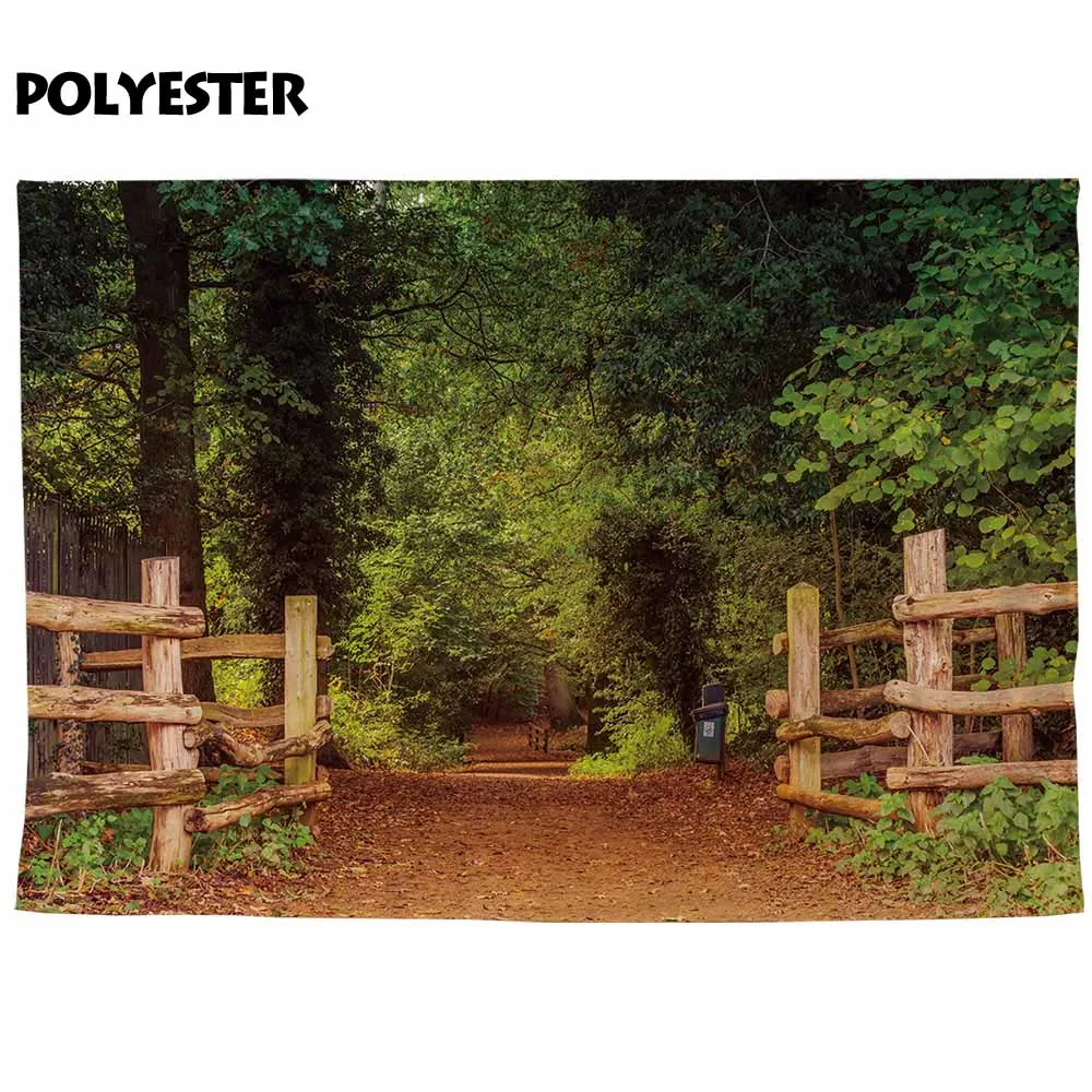 Фон для профессиональной фотосъемки Allenjoy таинственный зеленый лес вход путь