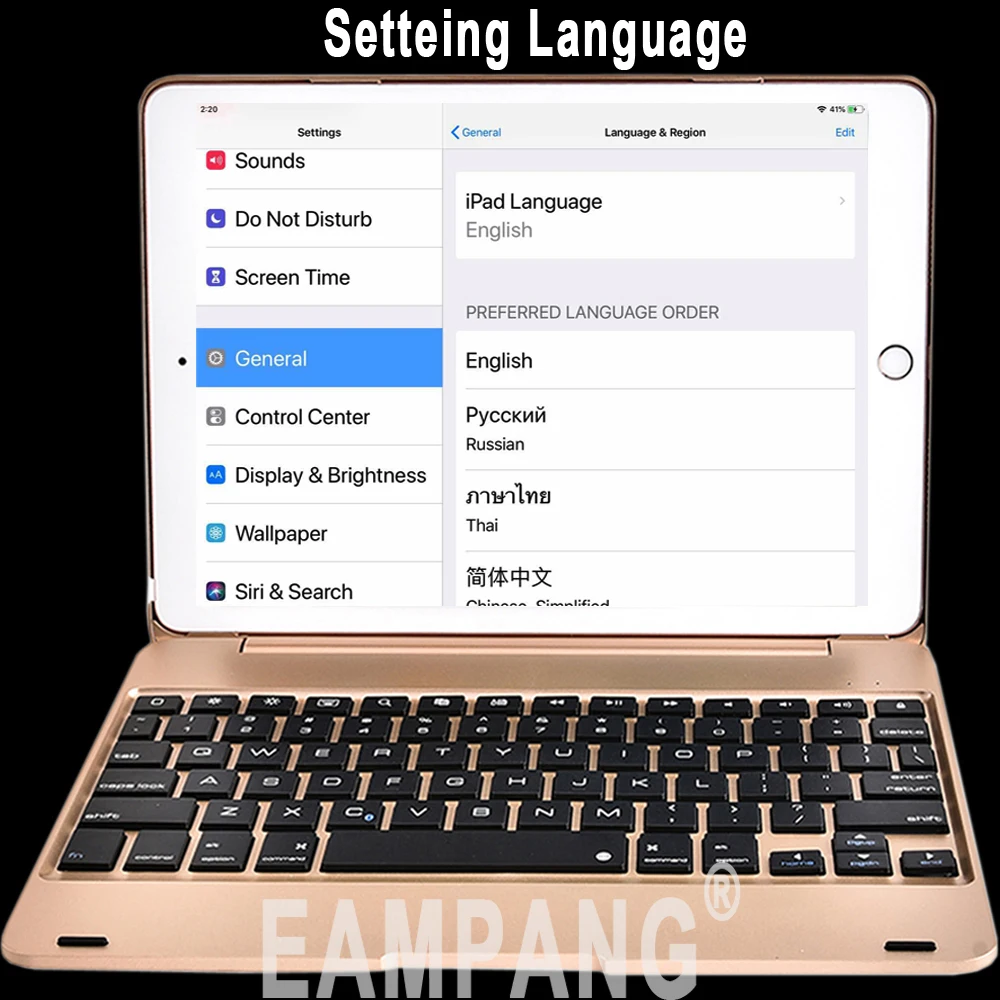 Топ Флип-клавиатура для Apple iPad 9,7 5-го 6-го поколения Bluetooth клавиатура чехол для iPad Air 1 2 5 6 Pro 9,7 чехол