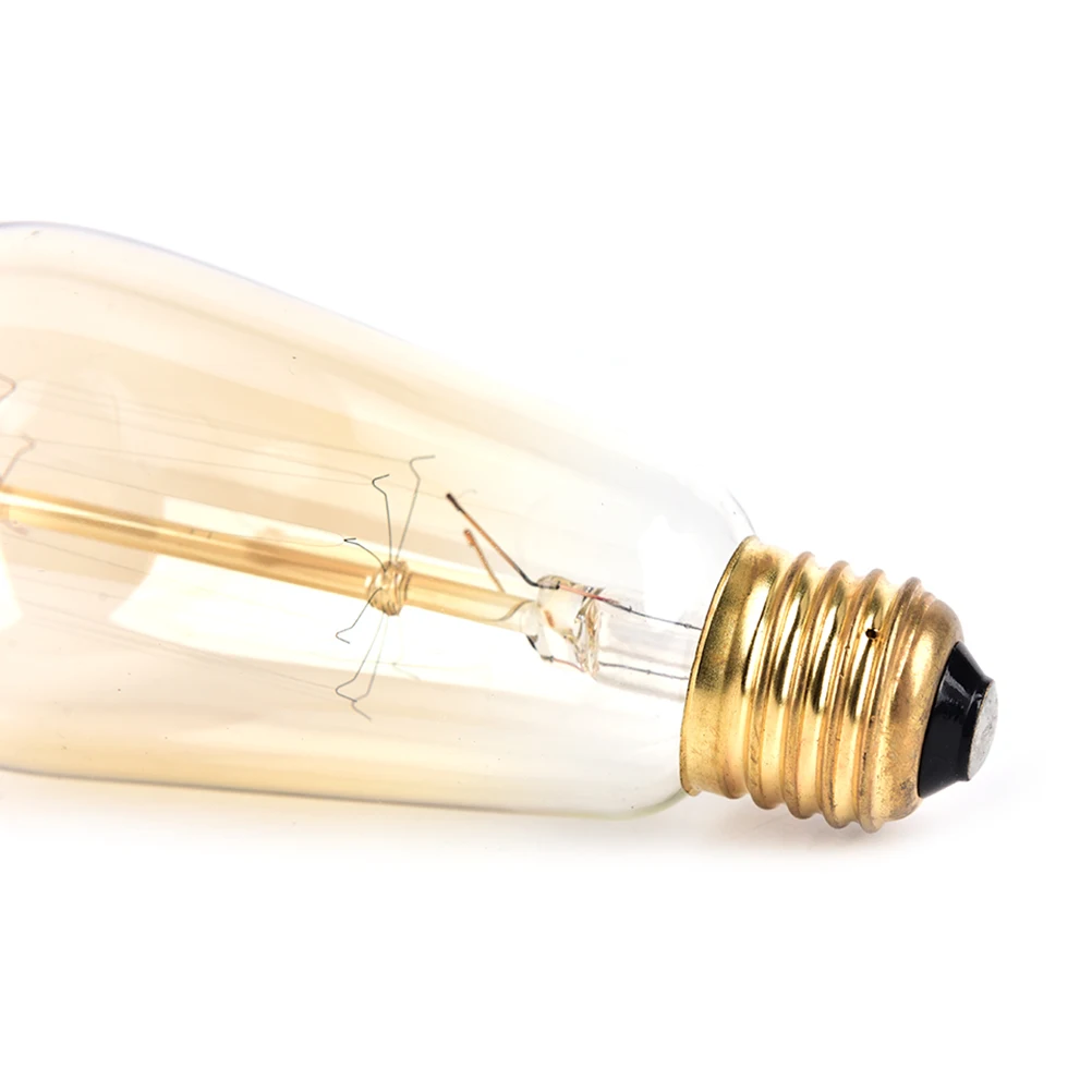 

Retro lamp st64 vintage edison bulb e27 incandescent bulb 220v holiday lights