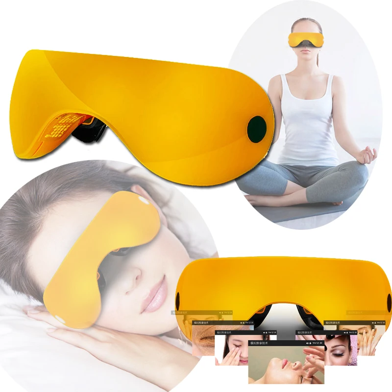 3D electric eyes massager machine heating therapy air pressure eye SPA care device health | Eye Beauty Devices
