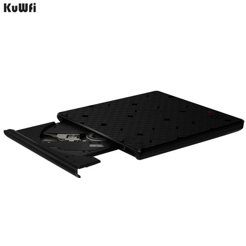 Внешний привод DVD/CD KuWFi Type C USB 3 1 RW CD/DVD ROM оптический для Mac/PC/Apple Laptop/OS/Windows|Оптические