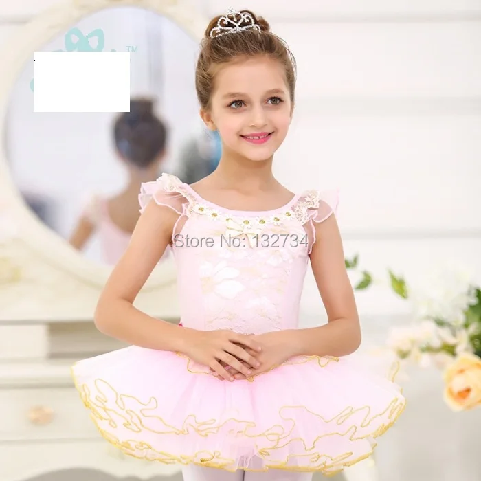 Балетный костюм для девочек детская балетная пачка без рукавов с рукавами и изображением лебедя озера