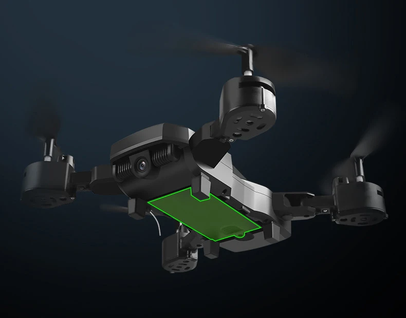 Новое Квадрокоптер FPV широкоугольный WiFi камера HD RC Мини вертолет складная рука складной Дрон