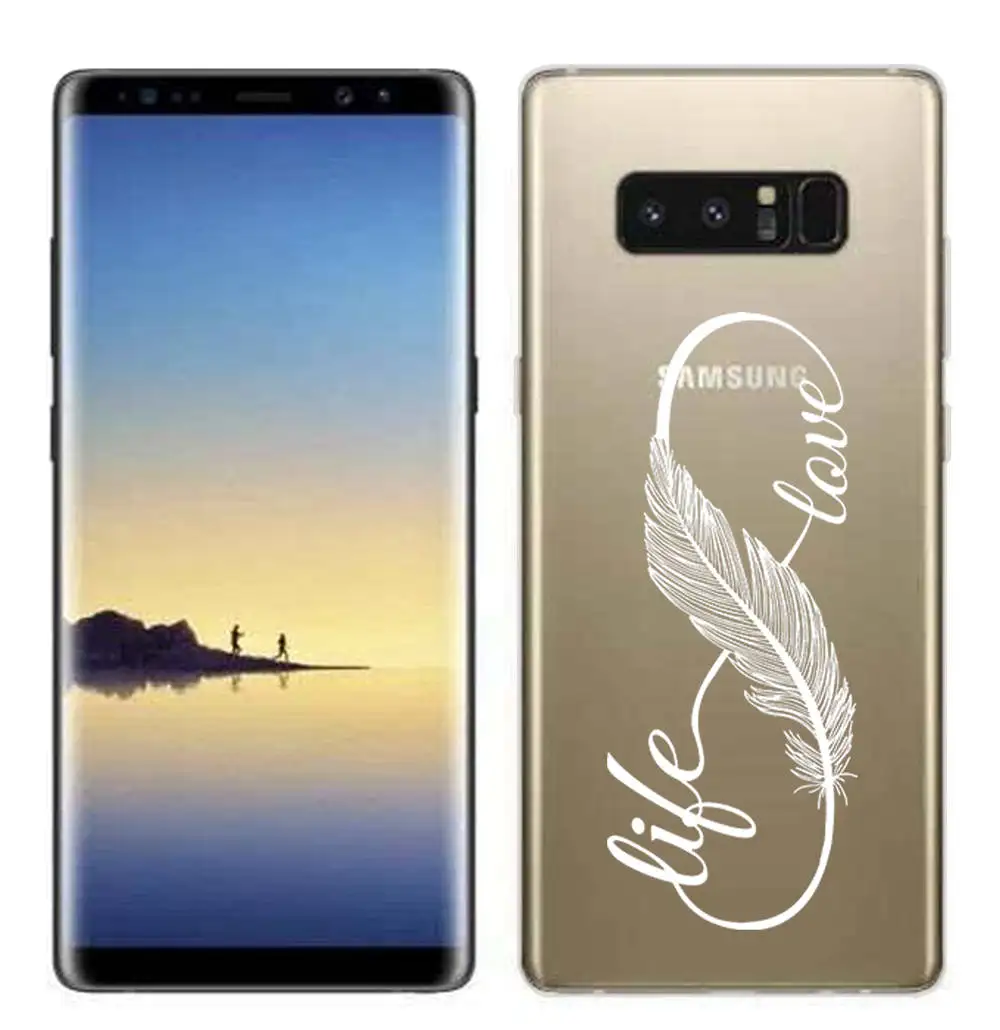 Clear Silicone Fundas for Samsung Galaxy S8 S9 Plus Soft TPU Cover Note 3 4 5 7 8 9 Case Protective Shell |