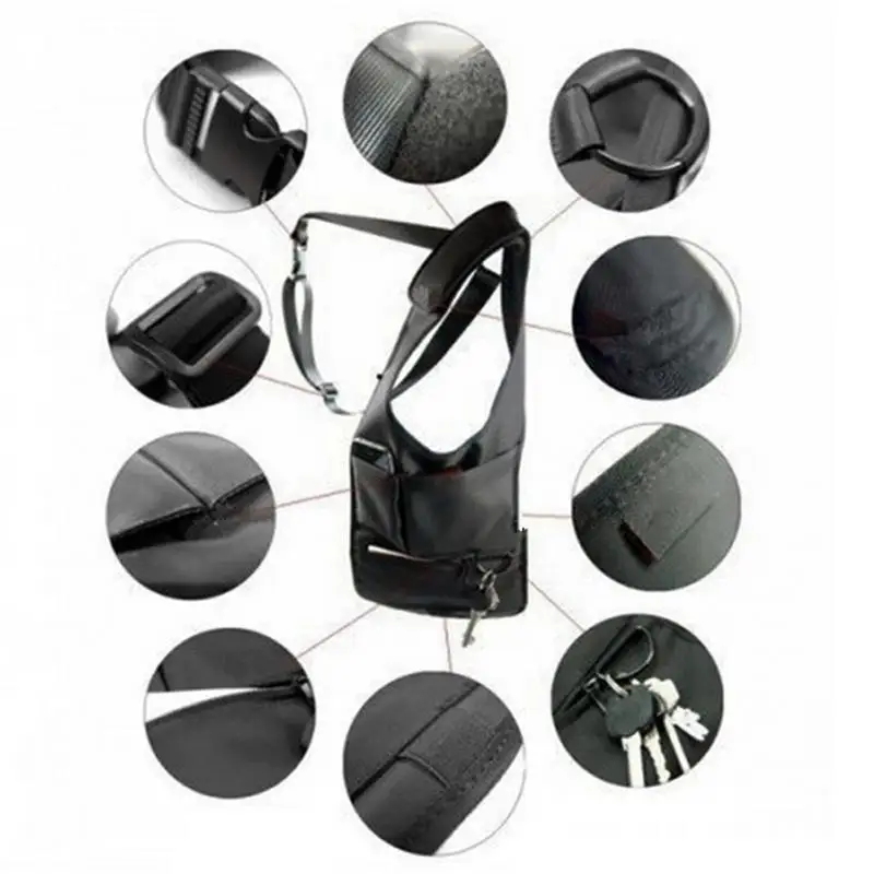 Men's Anti-Theft Hidden Underarm Security Shoulder Holster Cross Strap Bag Wallet