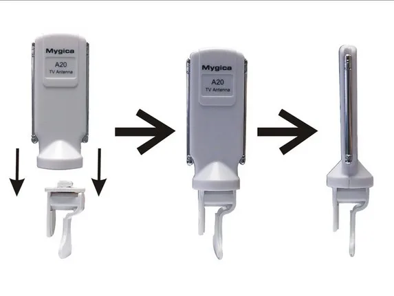 360 градусов Настольная ТВ антенна для Geniatech Mygica DVB-T2/DVB-T/ATSC/ISDB-T USB цифровой HD ТВ тюнер 2,5 dbi