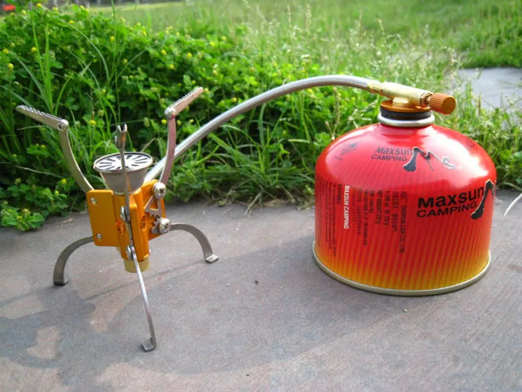 Super windproof stove head gas outdoor picnic equipment cooker utensils furnace burner propane adapter heater camp fire