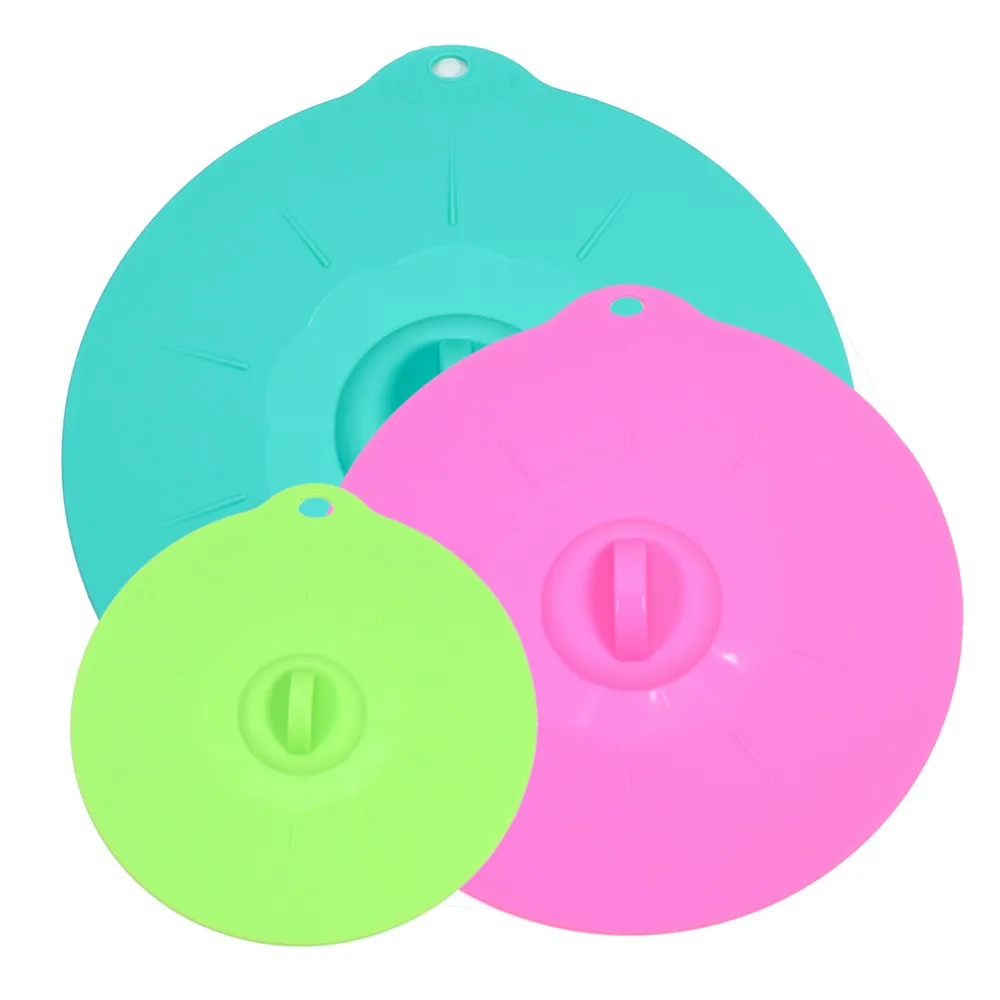 Силиконовые всасывающие крышки герметично запечатываются легко наносится