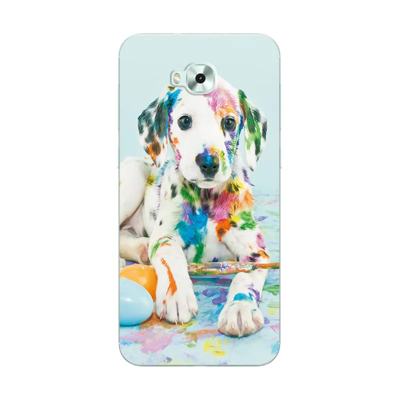 W20 Для ASUS Zenfone 4 Selfie ZD553KL 5," чехол для телефона с сердечком, защитный чехол на заднюю панель Для Zenfone 4 Selfie ZD 553KL, облегающий чехол - Цвет: W20