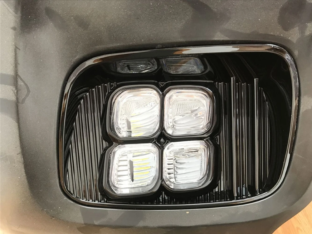 Автомобильный мигающий светодиодный светильник 2 шт. для KIA Sorento 2013 DRL, дневной ходовой светильник, Дневной светильник, водонепроницаемый противотуманный фонарь, автомобильный Стайлинг, светильник s