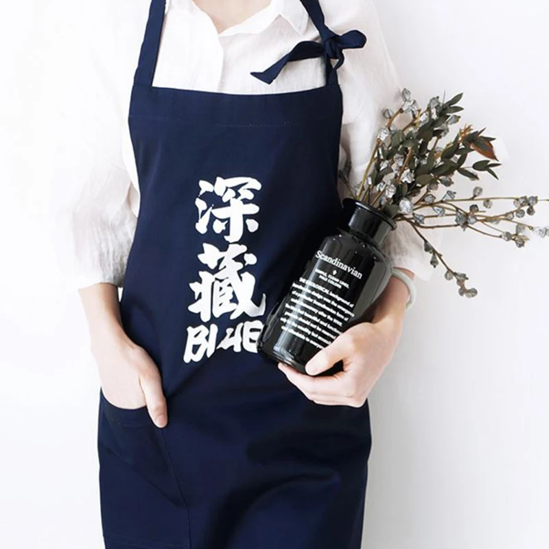 Корейский Японский стиль кухонный комбинезон креативный фартук для взрослых