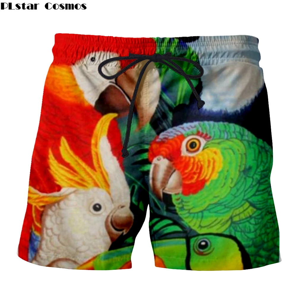 Для мужчин 3d попугай с принтом &quotптицы&quot Рубашки Домашние животные Павлин в