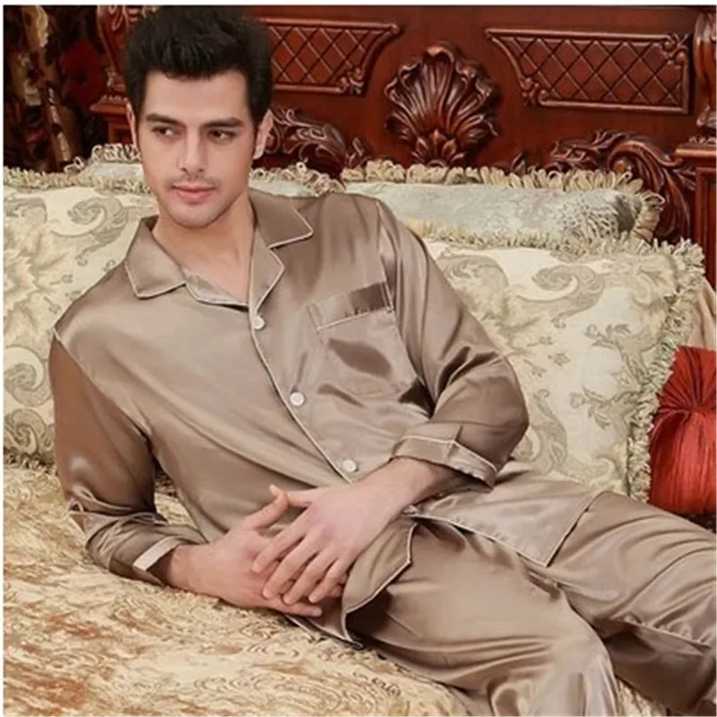 Новинка 2015 шелковые пижамы Женская Роскошная одежда для сна с надписью Love