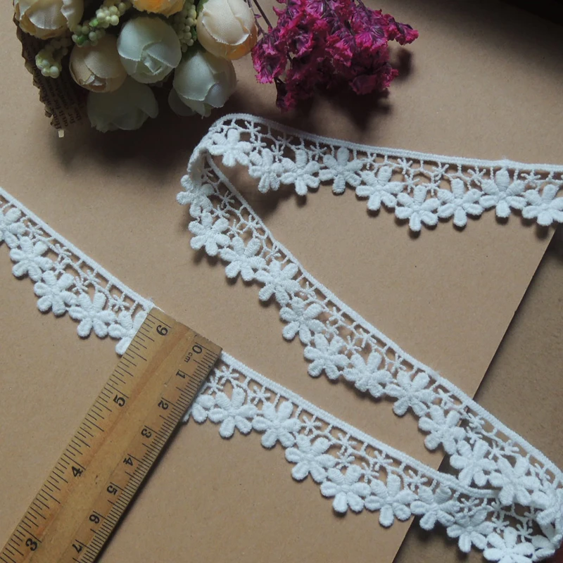 На Заказ Декоративные кружева из чистого хлопка DIY Одежда ручной работы материал