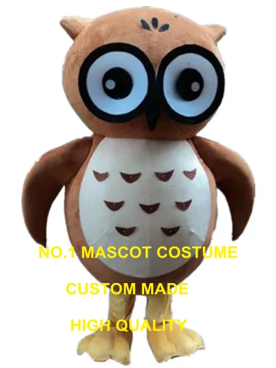 

brown owl mascot ocstume cartoon owl mascot custom cartoon character adult size cosplay carnival costume 3226