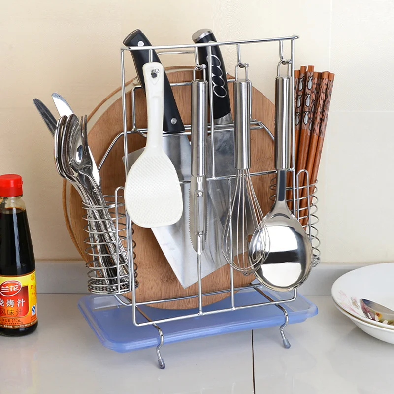 Высококачественная стойка для хранения кухонных принадлежностей из