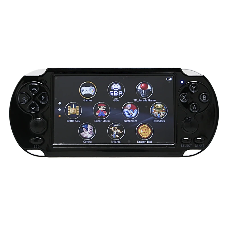 X9-S 5 1-дюймовый экран ручной игровой плеер 8G 10000 игр ТВ выход с Mp3/кинокамерой