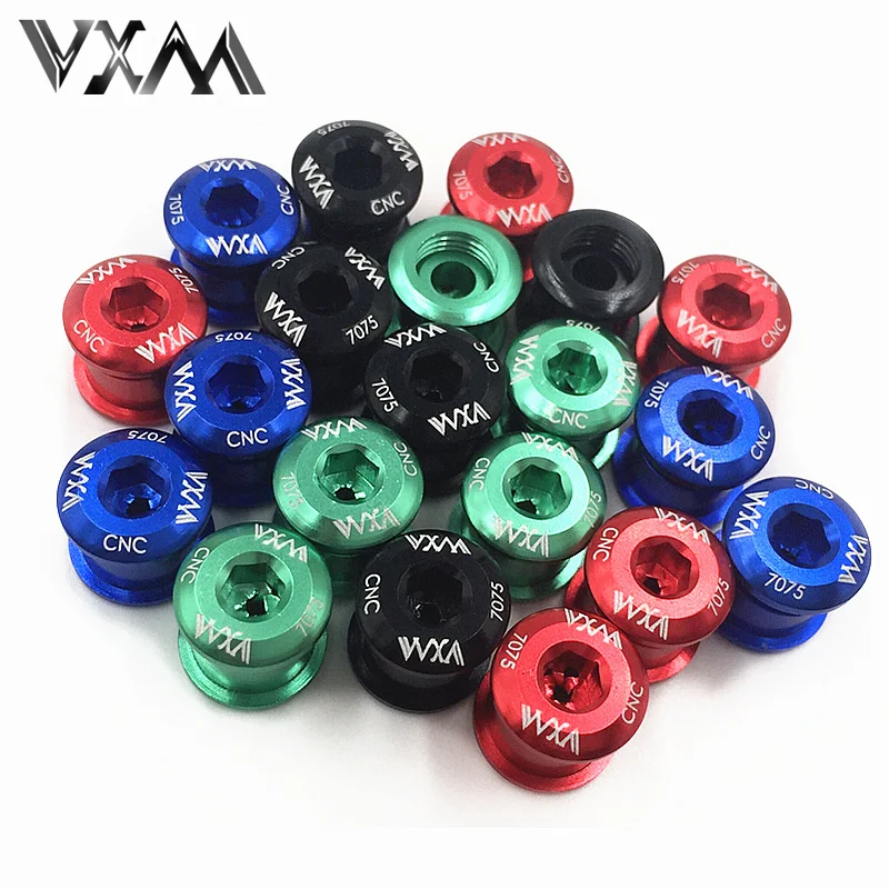 Звездообразные болты VXM для горного велосипеда 5 шт. 7075 T6 алюминиевый сплав CNC