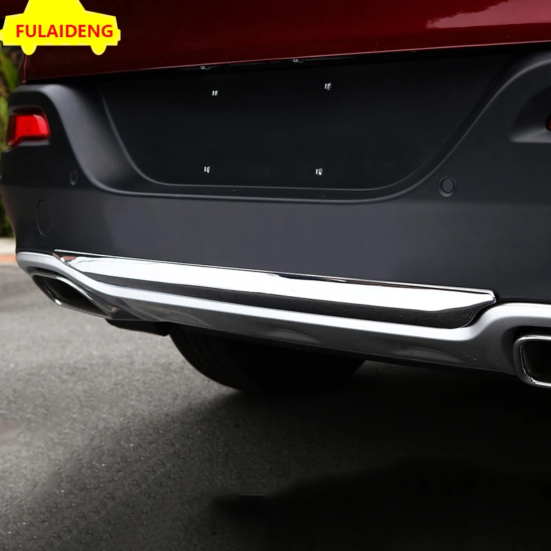 1 шт. для Jeep Cherokee KL- ABS Хромированная Задняя Крышка багажника облицовка дверной крышки аксессуары для стайлинга автомобилей