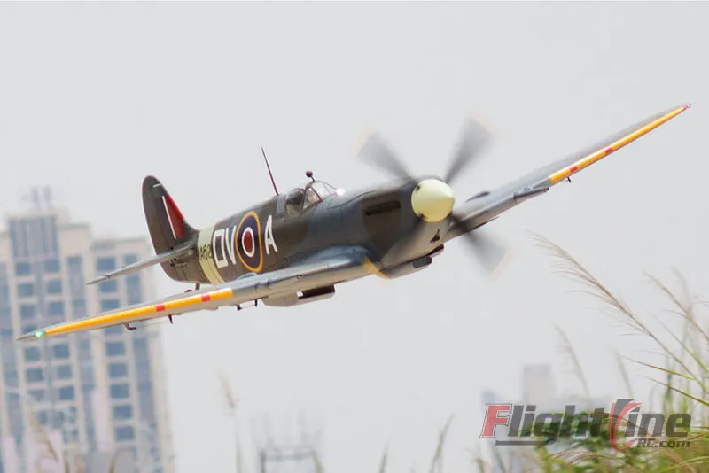 FREEWING warbird Spitfire 1600 мм размах крыльев PNP и комплект Flightline