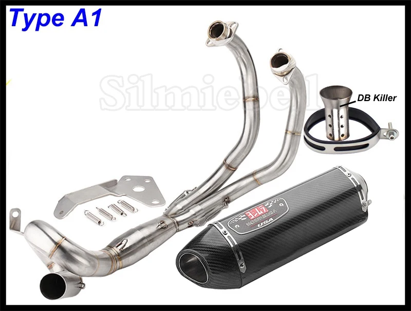 Выхлопной глушитель для мотоцикла MT07 FZ07 Yoshimura передняя средняя звеньевая труба