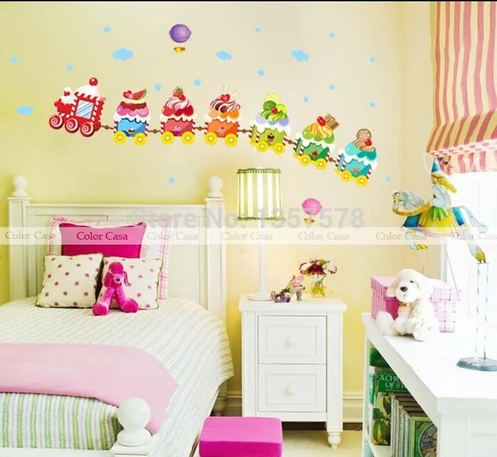 Домашний декор ZOOYOO 2017 Рождество мороженое поезд новый мультфильм детская