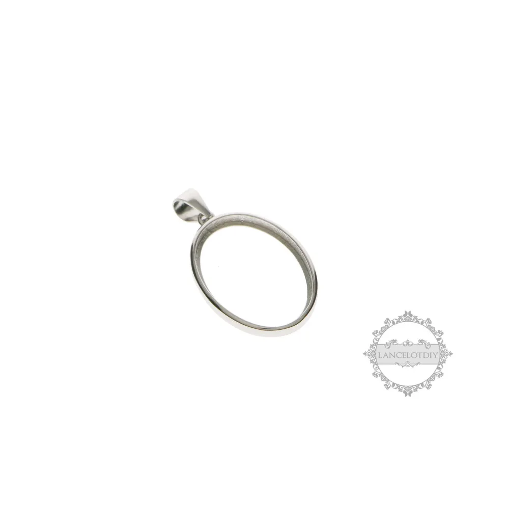 Простая овальная рамка 8x10 10x14 13x18MM настройки твердый серебристый сделай сам