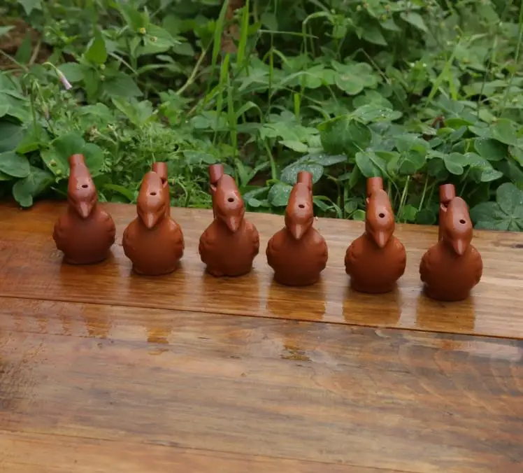 300 шт. в винтажном стиле птица водные свистки глина Ocarina Warbler песня керамические