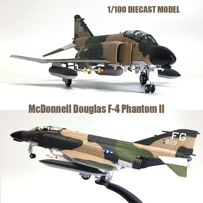 США Макдоннелл Дуглас F-4 Phantom II 1/100 литье под давлением модель самолета