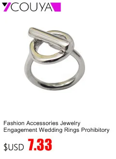 COUYA Luxury Cocktail Ring Glass Gem Stone Rings Fire Mystic Big Ring for Women Silver Vintage Fashion Jewelry